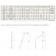 S.S Stanchion LG 630mm Ø 25mm
