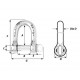 D shackle Ø 14