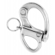 Mousqueton de drisse HR - A œil fixe - Long : 50 mm