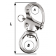HR snap shackle - Large bail - Length: 105 mm
