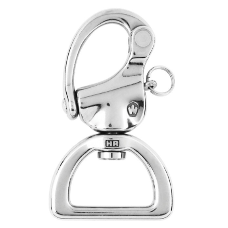 Mousqueton de drisse HR - Pour sangle - Long: 100 mm