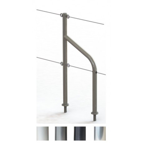 Sport'Al Gate Stanchion D25 H630 Stainless St