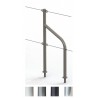 Sport'Al Gate Stanchion D25 H630 Aluminium