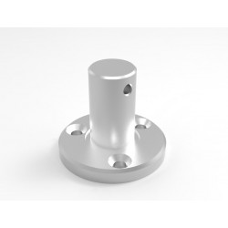 Sport'Al Stanchion Base 25-D55 Drilled Stainless St