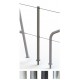 Chandelier Sport'Al D30 H750 Inox