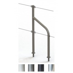 Sport'Al Gate Stanchion D30 H630 Stainless St