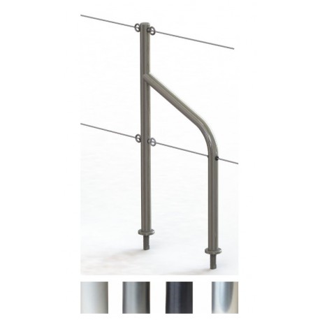 Sport'Al Gate Stanchion D30 H630 Stainless St