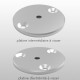 Sport'Al Handrail Intermed. PLate D60 Aluminium