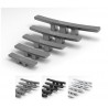Sport'Al Drilled Mooring Cleat L450mm Stainless St.