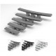 Sport'Al Threaded Mooring Cleat L450mm Stainless St.
