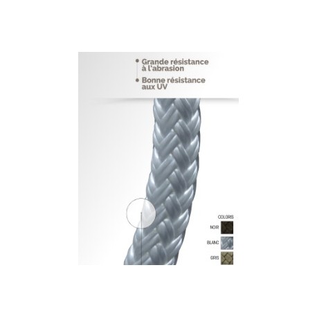 Cordage Polyester Tressé (âme polyester)