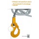 Winch Line (with hook)