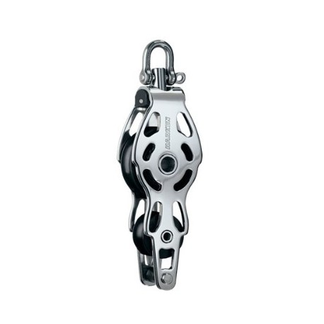 75mm Stainless Steel Fiddle ESP Block — Swivel, Becket