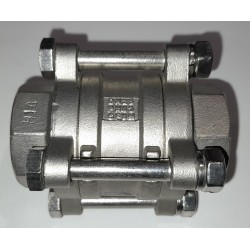 CLAPET INOX 316L 3 PIÈCES