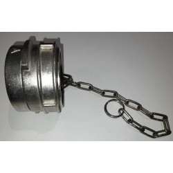 BOUCHON RACCORD POMPIER AVEC VERROU INOX