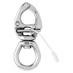 HR quick release snap shackle - With large bail - Length: 110 mm