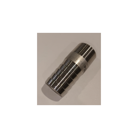 316L STAINLESS STEEL M 12X17 (3/8") Ø15mm FLANGE NUT