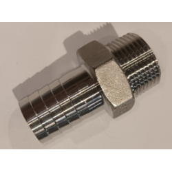 316L STAINLESS STEEL M 26X34 (1") Ø25mm FLANGE NUT