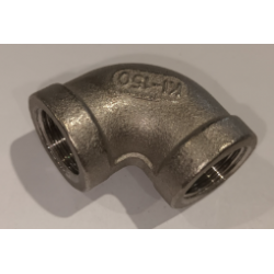 STAINLESS STEEL ELBOW 316L FF 15X21 (1/2")
