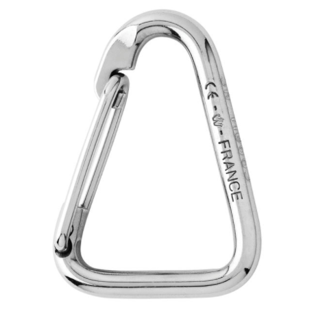 Delta hook - For webbing - Length: 100 mm