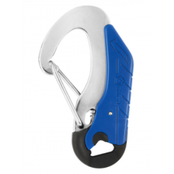 Double action safety hook - Blue - Length: 115 mm