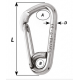 Mooring hook - Length: 120 mm - incl: spare attachment fitting