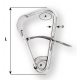 Automatic mooring hook - Length: 170 mm