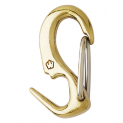 Bague de foc bronze - une seule main - Long: 55 mm