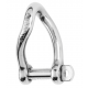 Self-locking twisted shackle - Dia 8 mm