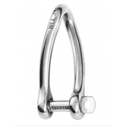 Captive pin twisted shackle - Dia 8 mm