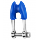Thimble shackle -captive pin - Dia 10 mm
