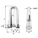 Key pin shackle - Dia 8 mm