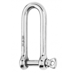 HR long D shackle - Dia 10 mm