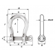 HR bow shackle - Dia 10 mm