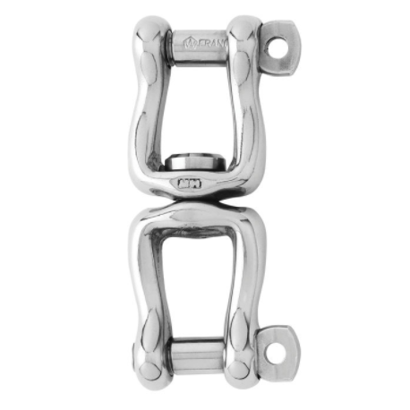 Swivel with self-locking pin - Length: 80 mm