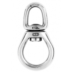 Swivel - With large bail - With ball bearings- Lenght: 80 mm
