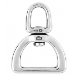 Swivel - For webbing - Length: 80 mm