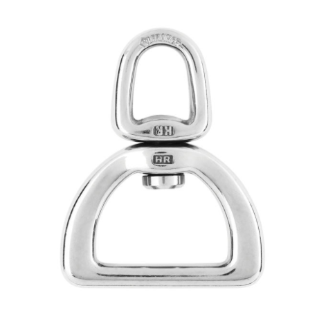 Swivel - For webbing - Length: 80 mm