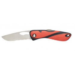 Couteau Offshore - Lame crantée - Orange