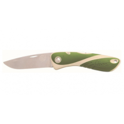 Couteau Aquaterra biosourcé - Simple Lame lisse - Vert