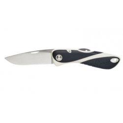 Couteau Aquaterra - Lame simple lisse - Noir