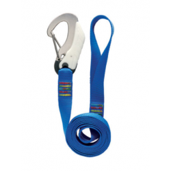 Tether - Flat webbing - 2M - 1 double action safety hook